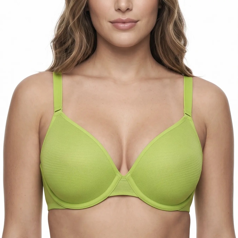 Underwire Bra Padded - HSIA Seraphina 5-Wege-Multiway-Halter-Neck-Minimiser-BH, atmungsaktives, transparentes Mesh,