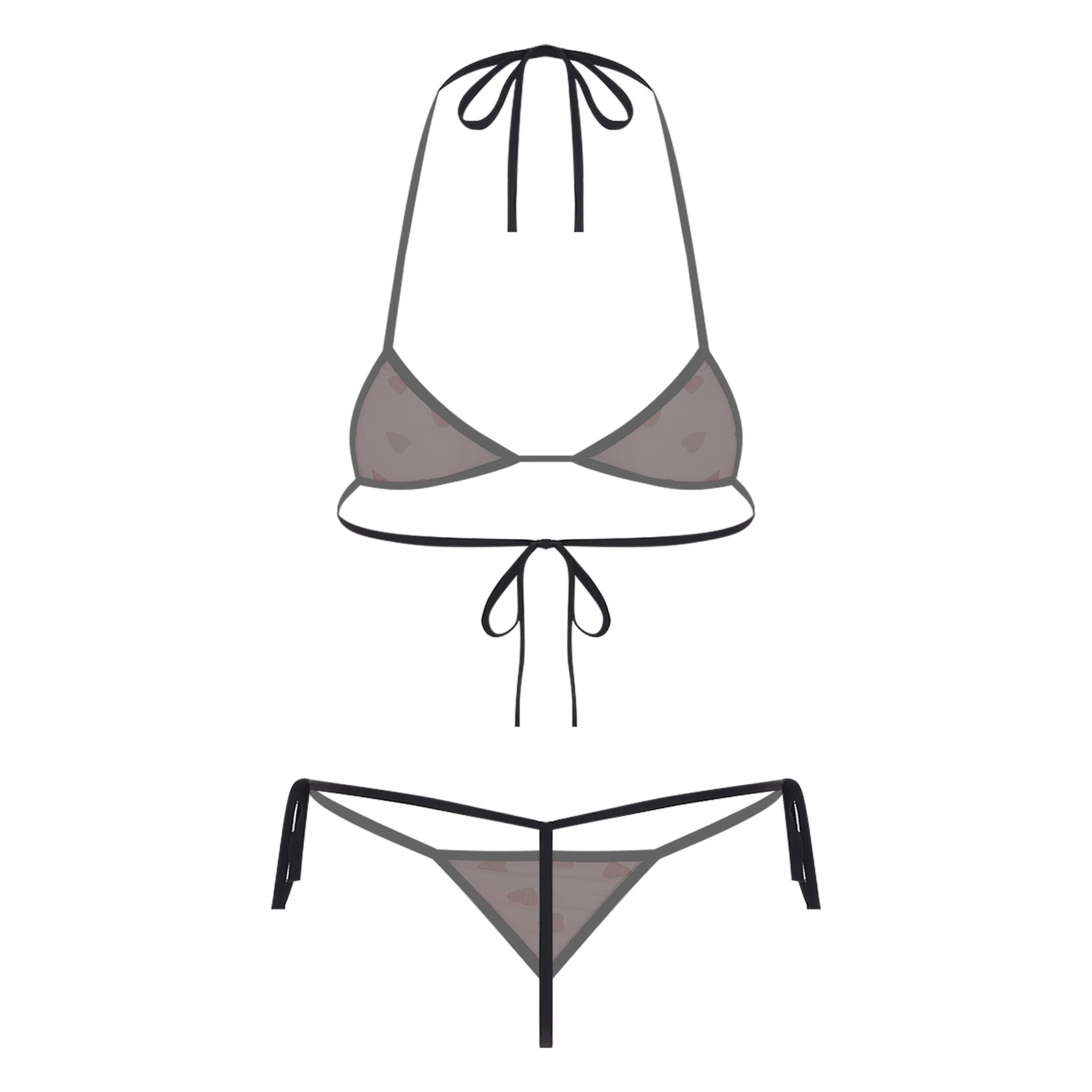 Damen Micro Mini Bikini Dessou – Lace Bralette Set Bewertung und Preis