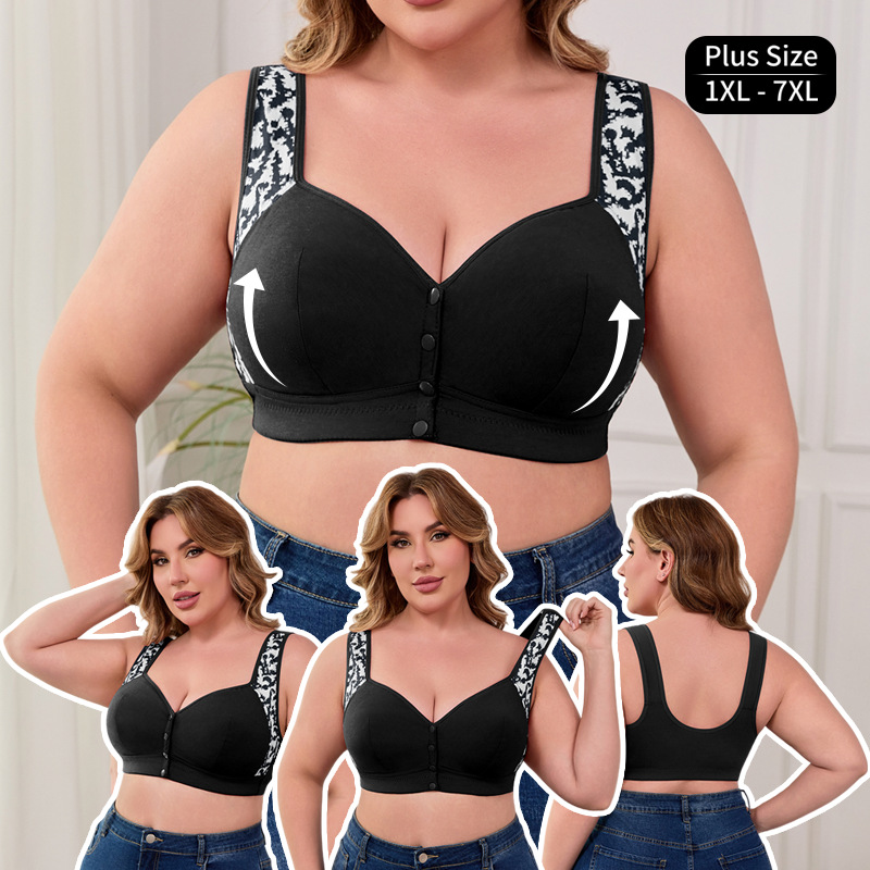 XL-7XL Übergröße Vorderverschl – Wirefree Bra Comfort Bewertung und Preis